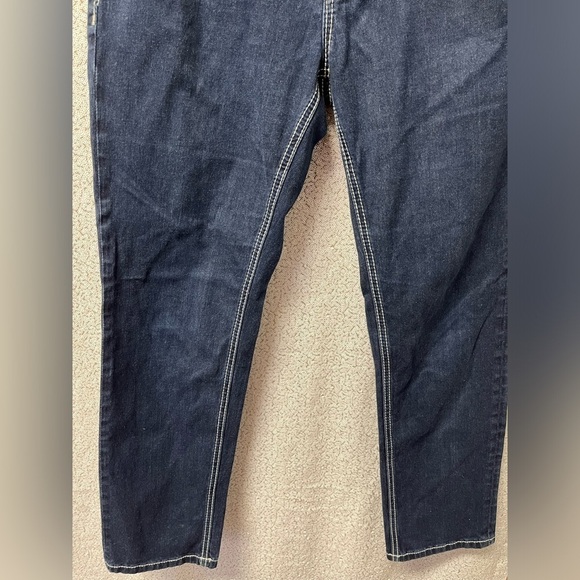 MISS ME Easy Skinny JE5735ESN Fleur de Lis Stretch BLING Dark Wash | size 28 - Picture 3 of 7